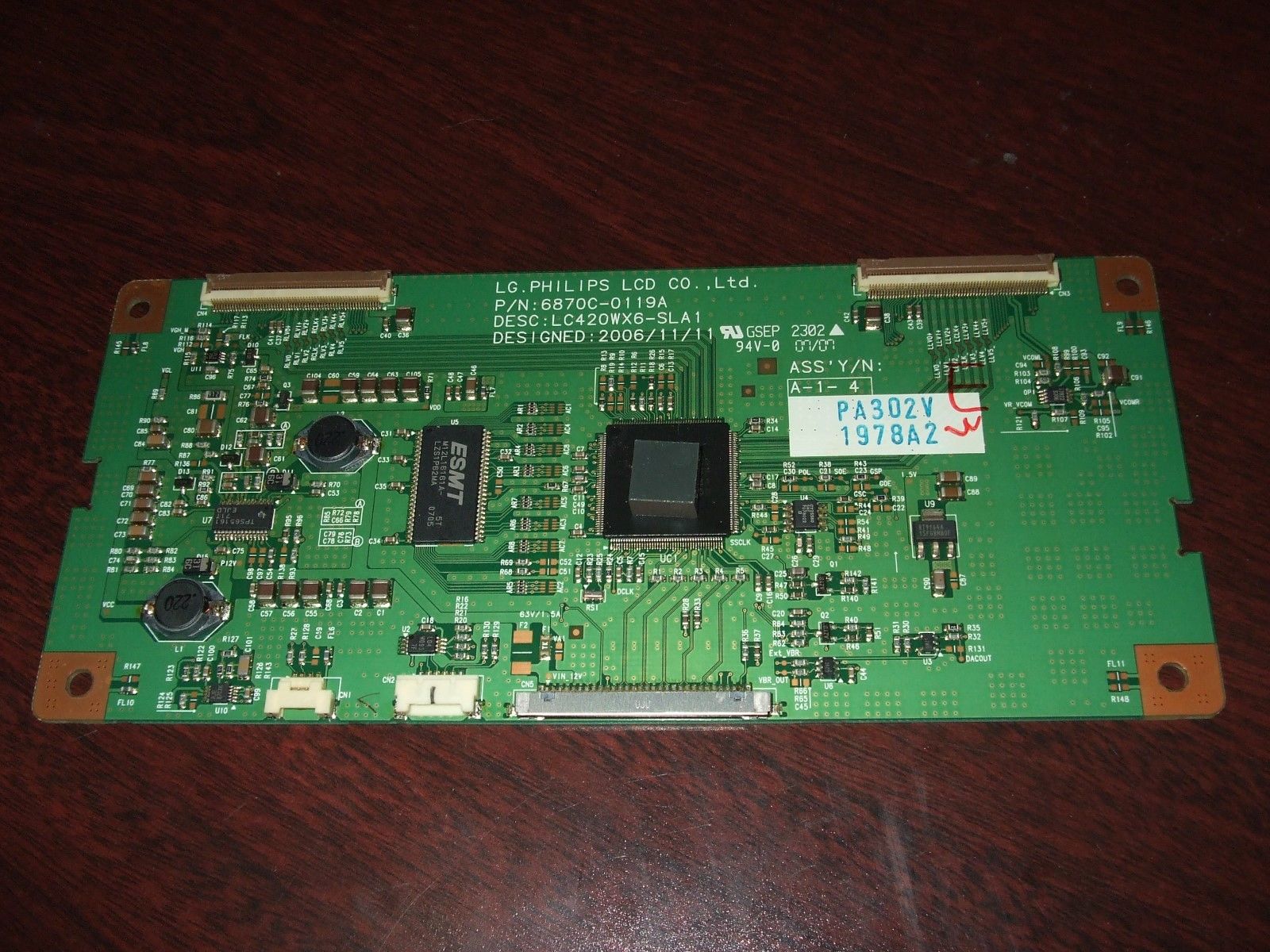 CONTROLLER BOARD 6870C-0119A 6871L-1978A FOR A LG 42LC7D